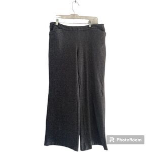 New York & Company Stretch Wide Leg Dress Pants Size MP Gray